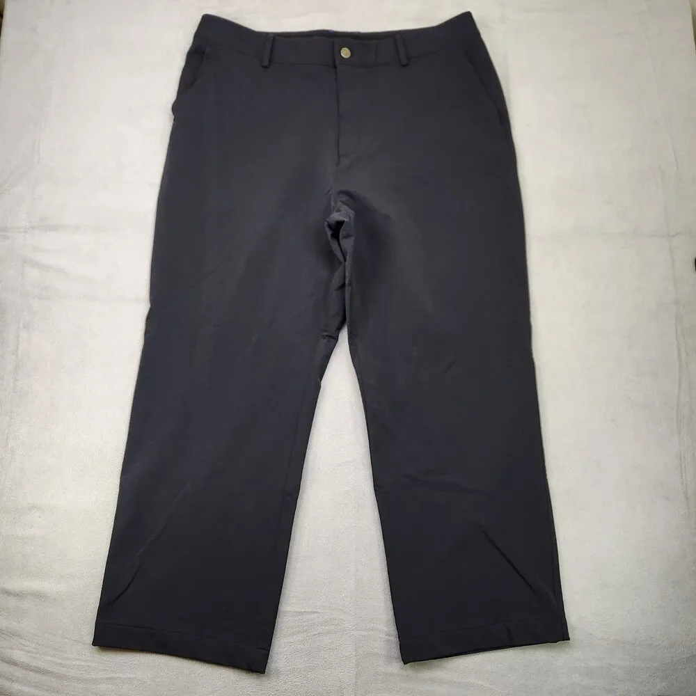 Under Armour Pants Men's 38x32 Black‎ ColdGear Nylon Stretch Golf Performance